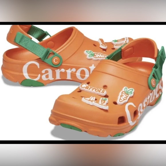 CROCS Shoes Crocs X Carrots Classic All Terrain Orange Clog Limited Edition Mens Size 2